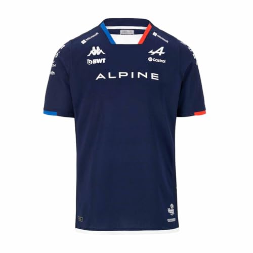 Kappa Kombat 2024 Frankreich OCON Alpine F1 Act Trikot | Blau Größe L von Kappa