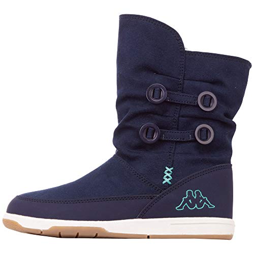 Kappa Mädchen Cream winter boots, Blau Navy Mint 6737, 34 EU von Kappa