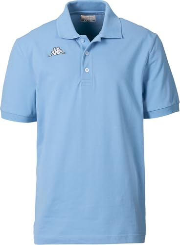 Kappa Poloshirt Kurzarm, sportlich Elegantes Polo für Herren, Polohemd aus 100% Baumwolle, Herrenbekleidung, hellblau, Gr. M Kappa Poloshirt Kurzarm, sportlich Elegantes Polo für Herren, Polohemd aus 100% Baumwolle, Herrenbekleidung, hellblau, Gr. M von Kappa