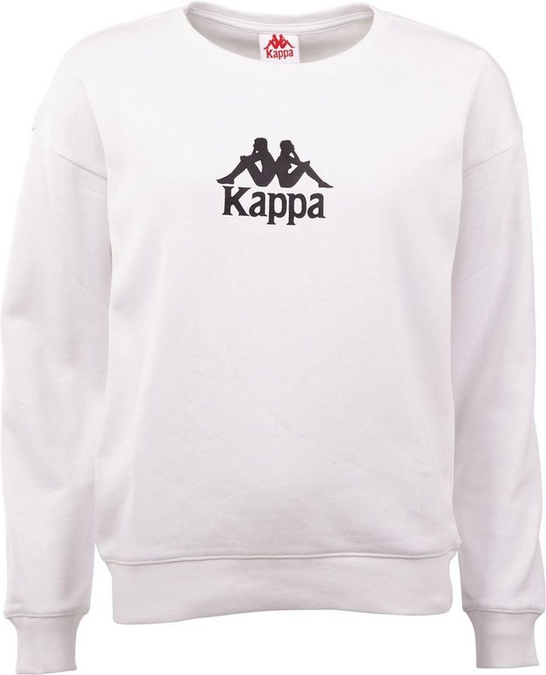 Kappa Rundhalspullover Sweatshirt mit Frontlogo von Kappa