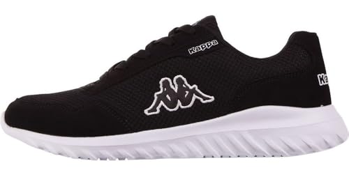 Kappa STYLECODE: 243333 Naveen Unisex Sneaker, Black/White, 41 EU von Kappa