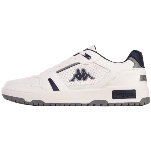 Kappa STYLECODE: 243401 YELDES Unisex Sneaker, White/Navy, 38 EU von Kappa