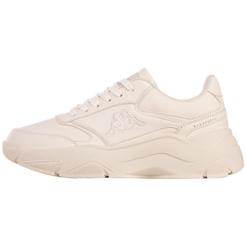 Kappa STYLECODE: 243412 BRANJA Unisex Sneaker, Offwhite/Gold, 36 EU von Kappa