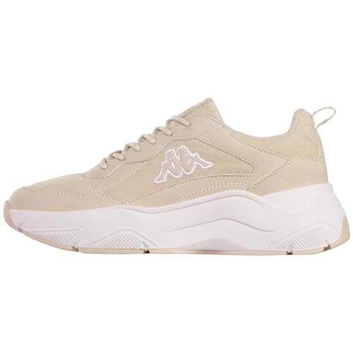 Kappa STYLECODE: 243413 ASKJA Unisex Sneaker, Sand/White, 38 EU von Kappa