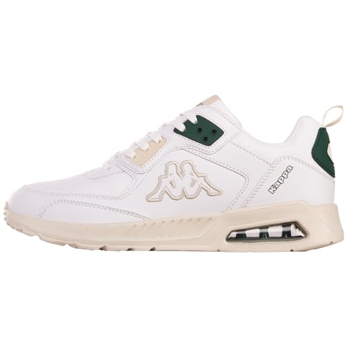 Kappa STYLECODE: 243415 Queens Unisex Sneaker, White/Dk.Green, 42 EU von Kappa