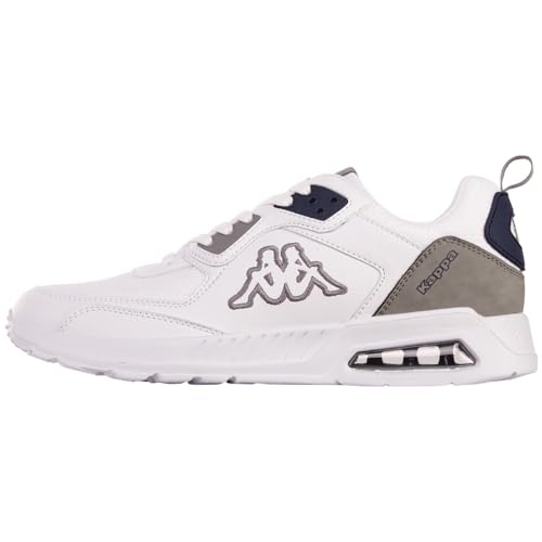 Kappa STYLECODE: 243415 Queens Unisex Sneaker, White/Navy, 38 EU von Kappa