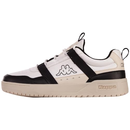 Kappa STYLECODE: 243418 BRADOCK Unisex Sneaker, White/Black, 40 EU von Kappa