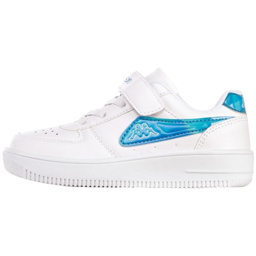 Kappa Unisex Kinder Stylecode: 260852gck Bash Gc Girls Sneaker, White Türkis, 30 EU von Kappa