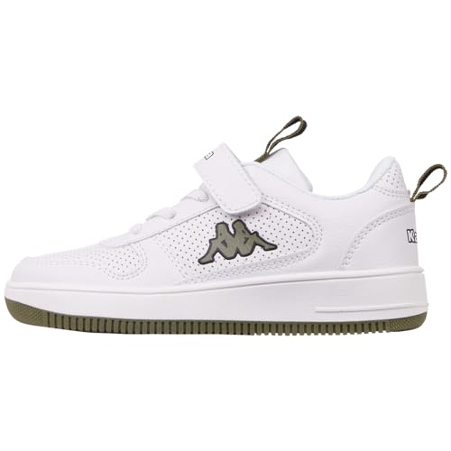 Kappa STYLECODE: 260989K FOGO K Sneaker, White/Army, 34 EU von Kappa