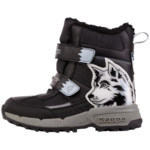 Kappa STYLECODE: 261044K Claw II TEX K Boys Schneestiefel, Black/Ice, 27 EU von Kappa