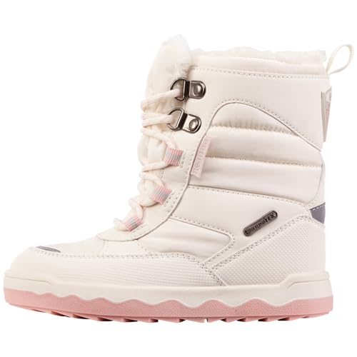 Kappa Unisex Kinder Stylecode: 261060k Alido Ii Tex K Girls Schneestiefel, Offwhite Rosé, 35 EU von Kappa