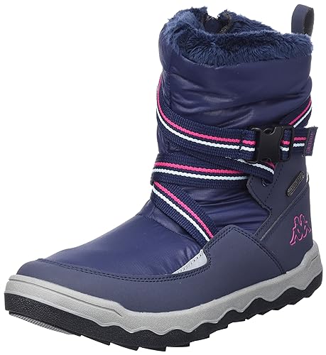 Kappa STYLECODE: 261061T FONKI II TEX T Girls Schneestiefel, Navy/Pink, 37 EU von Kappa