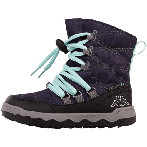 Kappa Unisex Kinder Stylecode: 261062k Sveberg Ii Tex K Girls Schneestiefel, Navy Mint, 27 EU von Kappa