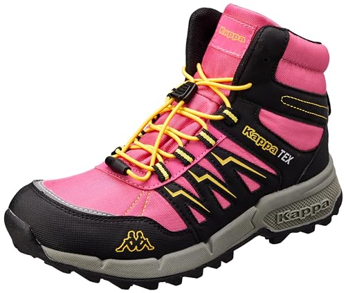 Kappa Unisex Kinder Stylecode: 261065t Boxford Mid Tex T Sneaker, Pink Yellow, 40 EU von Kappa