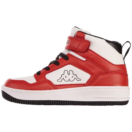 Kappa STYLECODE: 261076K ALID K Unisex Kids Sneaker, White/Red, 25 EU von Kappa