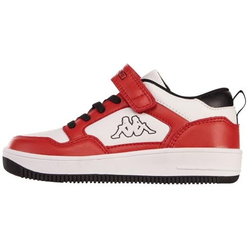 Kappa STYLECODE: 261077K ALID Low K Unisex Kids Sneaker, White/Red, 29 EU von Kappa