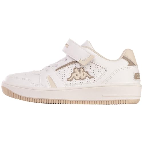 Kappa STYLECODE: 261098K YELDES K Unisex Kids Sneaker, White/Offwhite, 29 EU von Kappa