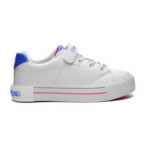 Kappa Tudy Sneaker, Blanc Violet Rose, 31 EU von Kappa