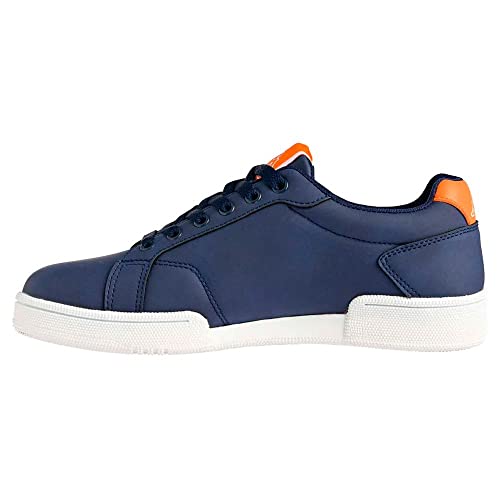 Kappa Unisex ADENIS JR LACE Low-top, Blau/Orange, 38 EU von Kappa