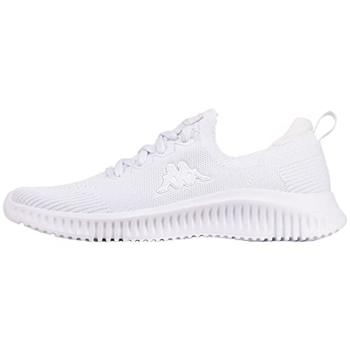 Kappa Unisex Abiola Sneaker, White Silver, 37 EU von Kappa