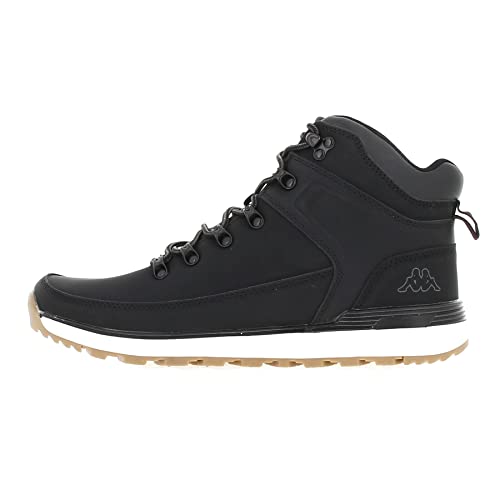 Kappa Unisex Astos MD Sneaker, Schwarz Grau Weiß, 42 EU von Kappa