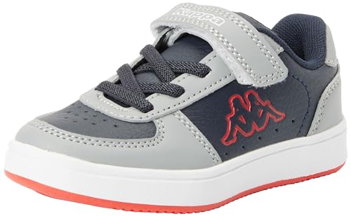 Kappa Unisex Baby Malone Low-top, Blau/Grau, 23 EU von Kappa