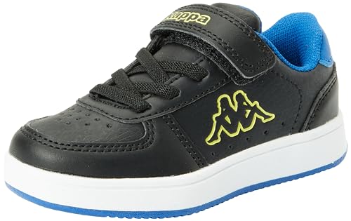 Kappa Unisex Baby Malone Low-top, Schwarz/Blau, 23 EU von Kappa