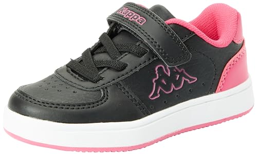 Kappa Unisex Baby Malone Sneaker, Schwarz/Rosa, 22 EU von Kappa