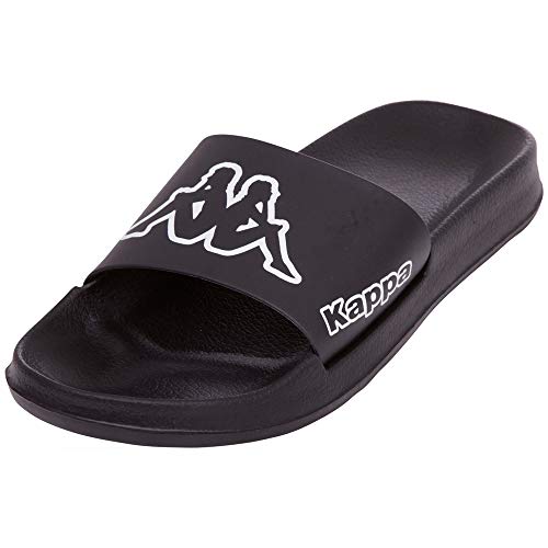 Kappa Unisex Badeschlappen KRUS 242794 Black/White 40 Kappa Unisex Badeschlappen KRUS 242794 Black/White 40 von Kappa