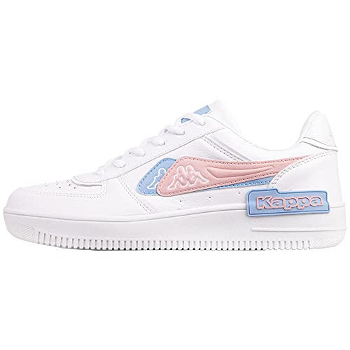 Kappa Unisex Bash Lr Nc Sneaker, White Rosé, 38 EU von Kappa