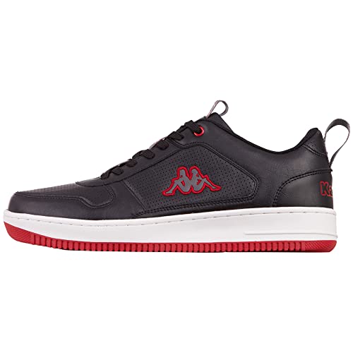 Kappa Unisex Fogo Stra en Laufschuh, Black Red, 43 EU von Kappa