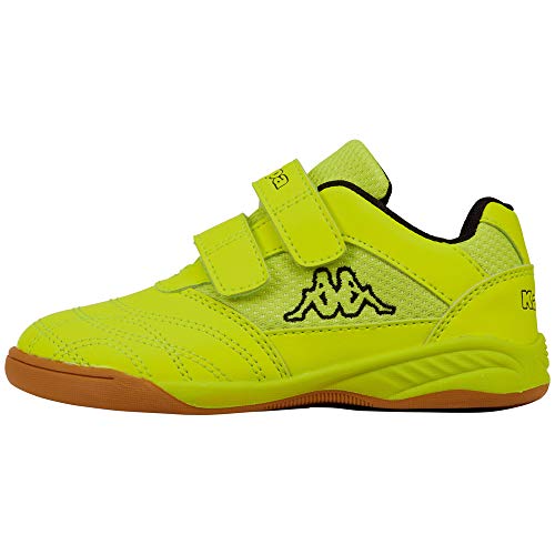 Kappa Unisex Kickoff OC Kids Sports Shoes, 4011 Yellow/Black, 40 EU von Kappa