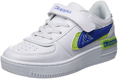 Kappa Unisex Kinder Bash Lr Nc K Laufschuh, White Blue, 33 EU von Kappa