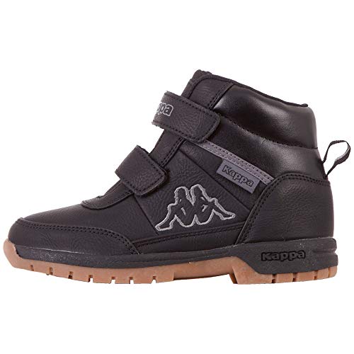 Kappa Unisex Kinder Bright MID Hohe Sneakers, Schwarz (Black 1111) von Kappa