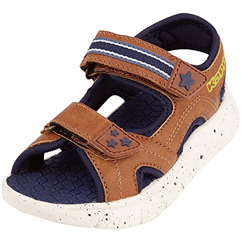 Kappa Unisex Kinder Chios K Sandale, Cognac Navy, 29 EU von Kappa