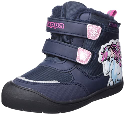 Kappa Unisex Kinder Flake Tex M Schneeschuh, Navy Pink, 27 EU von Kappa