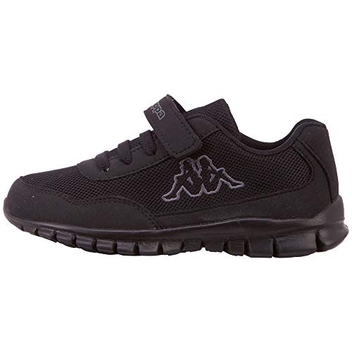 Kappa Unisex Kinder Follow Oc Sneaker, 1116 Black Grey, 30 EU von Kappa