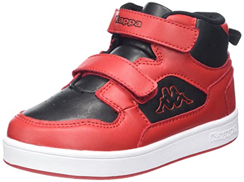 Kappa Unisex Kinder Lineup Mid M Sneaker, Red Black, 27 EU von Kappa