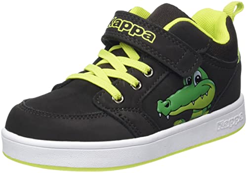 Kappa Unisex Kinder M Sneaker, Brown Lime, 21 EU von Kappa