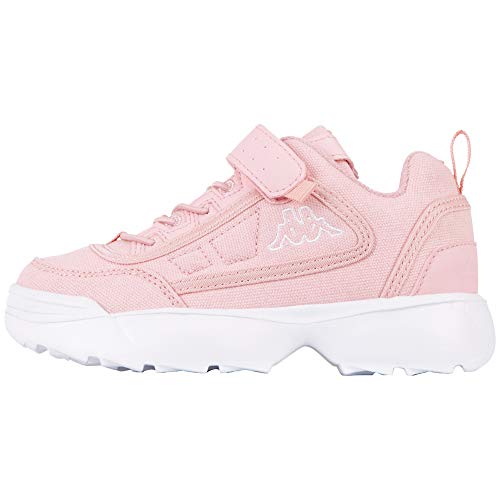 Kappa Unisex Kinder Rave Sun K Sneaker, 2110 Rosé/White, 26 EU von Kappa