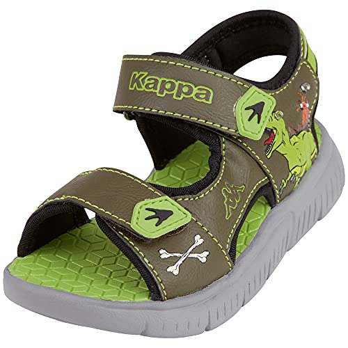 Kappa Unisex Kinder Rex Sun K Sandale, Army Black, 25 EU von Kappa