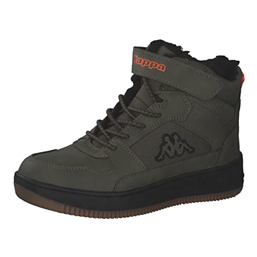 Kappa Unisex Kinder Shab Fur Sneaker, Army Black, 34 EU von Kappa