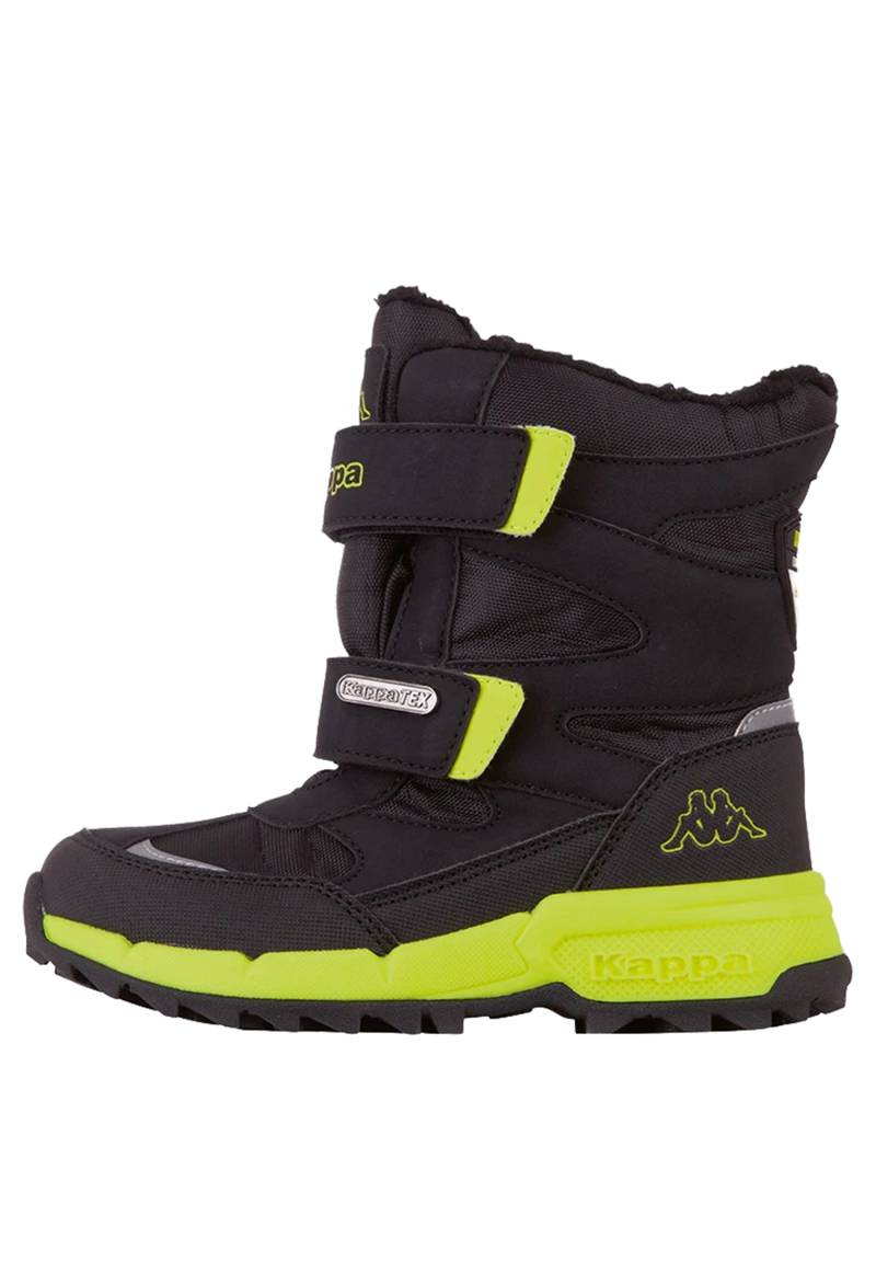 Kappa Unisex Kinder Stiefel Winterschuh gefüttert Stylecode 260903K Schwarz von Kappa