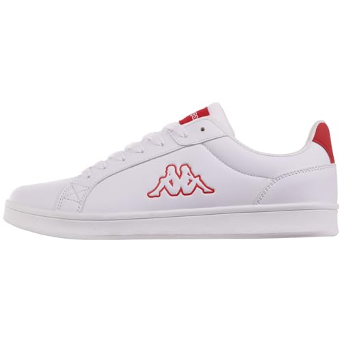 Kappa Unisex Kinder Stylecode: 243352 Kelford Sneaker, White Red, 45 EU von Kappa