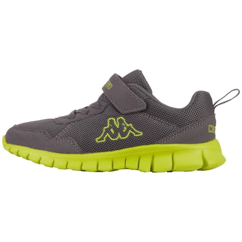 Kappa Unisex Kinder Valdis Bc K Stra en Laufschuh, Grey Lime, 26 EU Schmal von CMP