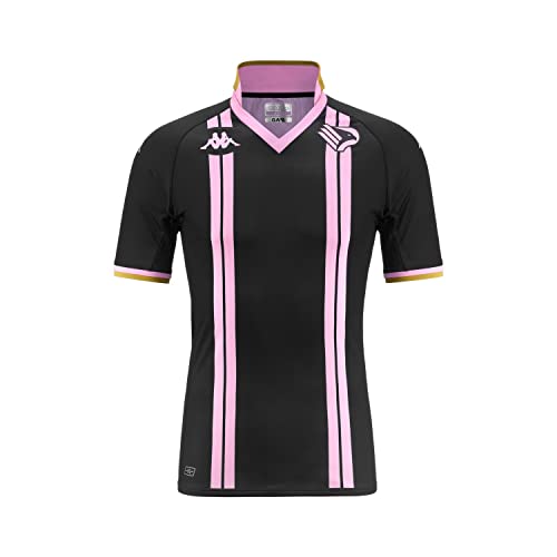 Kappa Unisex Kombat Away Palermo T-Shirt, schwarz/pink, L von Kappa