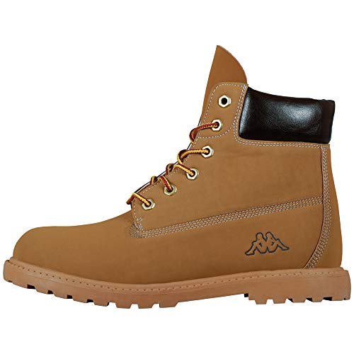 Kappa Unisex Kombo Mid Combat Boots, Beige 4150 Beige Brown, 36 EU von Kappa