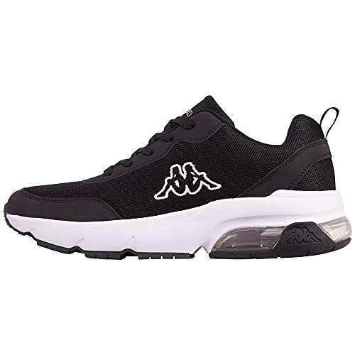 Kappa Unisex Koro Sneaker, Black/White, 7 UK (41 EU) von Kappa