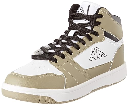 Kappa Unisex Logo Basil Md Walking-Schuh, Beige Sage White Bla, 42 EU von Kappa