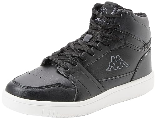 Kappa Unisex Logo Basil Md Walking-Schuh, Black White, 42 EU von Kappa